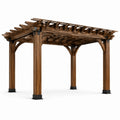 Holz Pergola Zedernholz Braun 300x300x230 cm