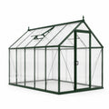 Gewächshaus Aluminium Polycarbonat Grün 250x190x195cm