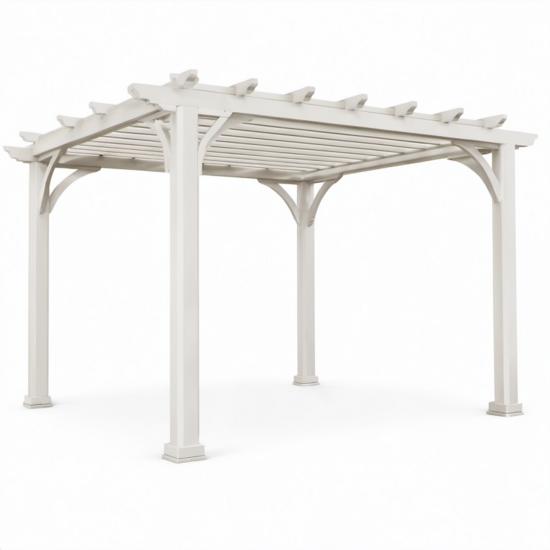 Vinyl Pergola Weiß 300x300 cm