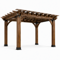 Holz Pergola Zedernholz Braun 300x300x230 cm