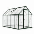 Gewächshaus Aluminium Polycarbonat Grün 250x190x195cm